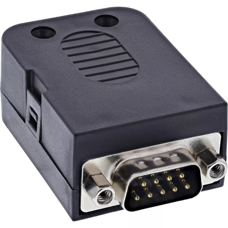 InLine 92501J Kabelverbinder Reihenklemme / D-Sub 9 Schwarz