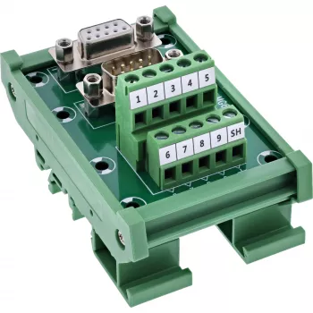 InLine 92501M Kabelverbinder Klemmleiste / D-Sub 9 Grün