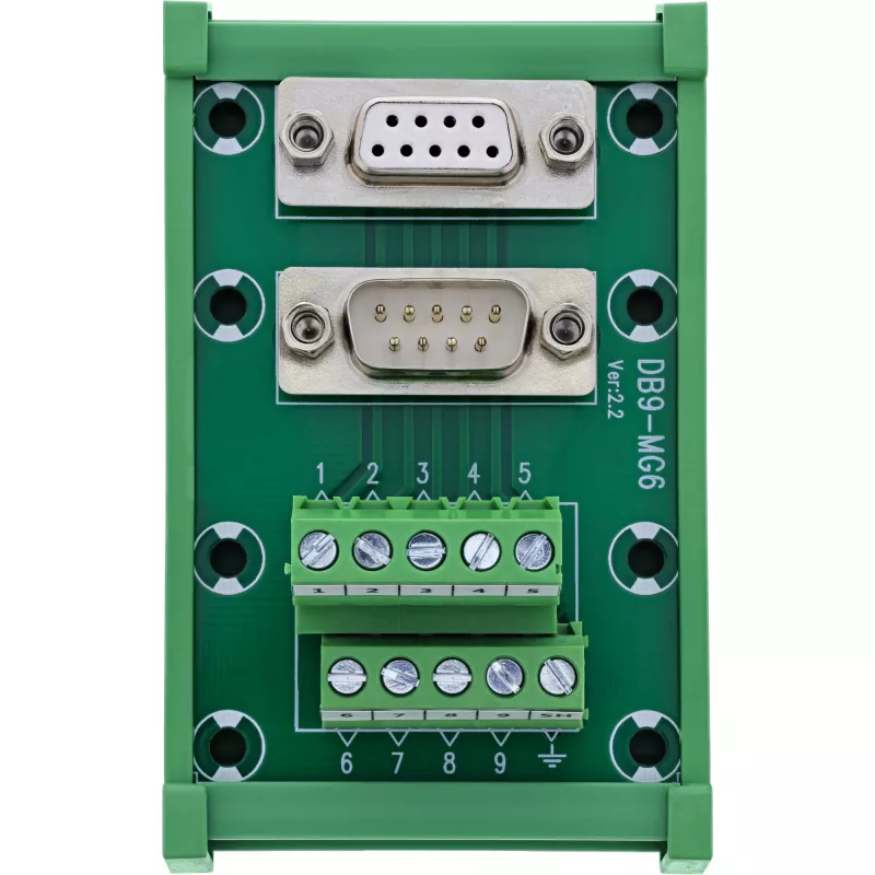 InLine 92501M Kabelverbinder Klemmleiste / D-Sub 9 Grün