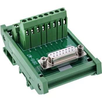 InLine 92502C Kabelverbinder Klemmleiste / D-Sub 15 Grün