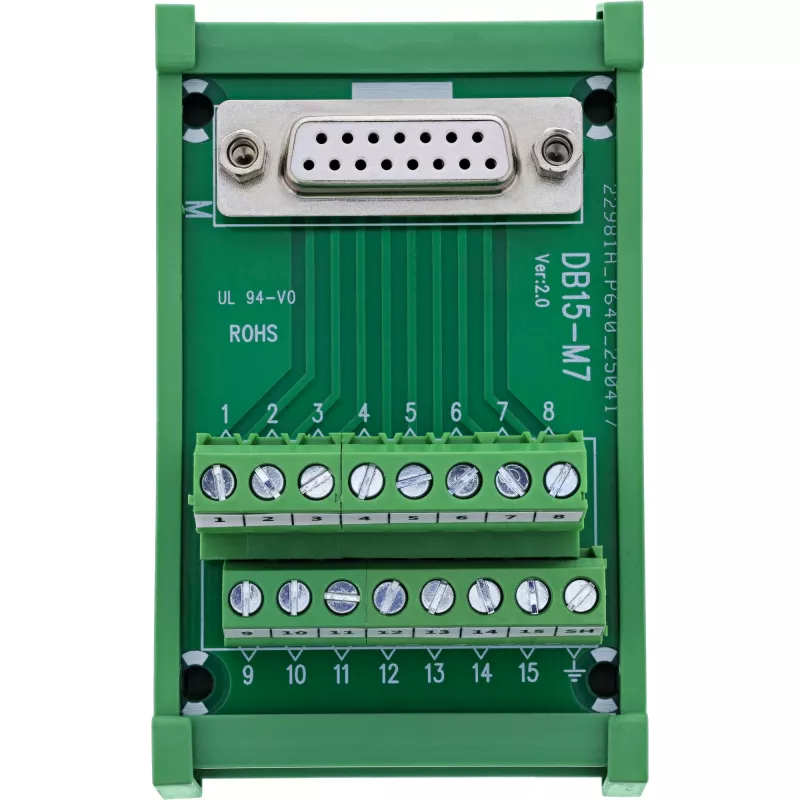 InLine 92502C Kabelverbinder Klemmleiste / D-Sub 15 Grün