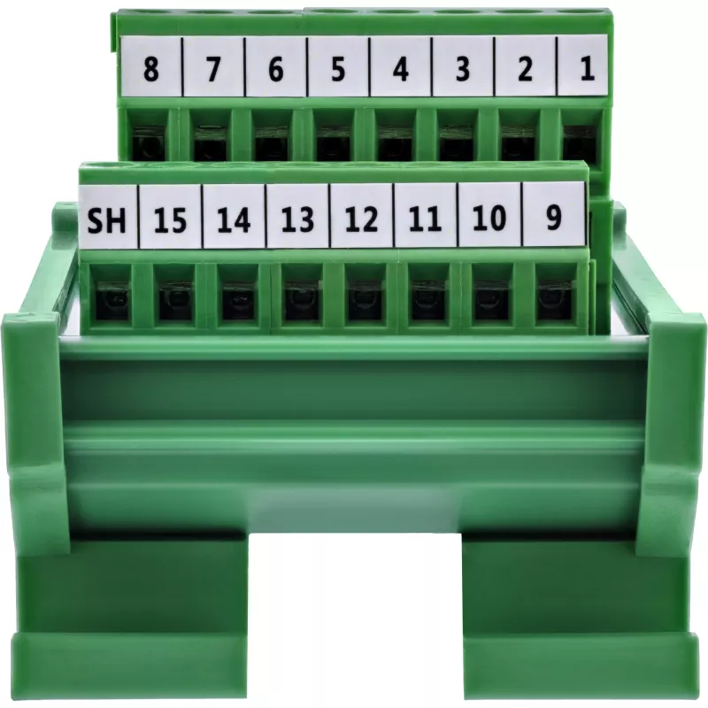 InLine 92502D Kabelverbinder Klemmleiste / D-Sub 15 Grün