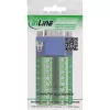 InLine 92503B Kabelverbinder Klemmleiste, VGA (HD15) Blau, Grün