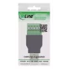 InLine 92504A Kabelverbinder USB-A / Klemmleiste, 5-polig Schwarz, Grün