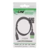 InLine 92504F Kabeladapter USB-C / Klemmleiste, 5-polig Schwarz, Grün