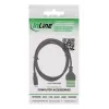 InLine 92504C Kabeladapter Micro USB / Klemmleiste, 5-polig Schwarz, Grün