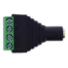 InLine 92504K Kabeladapter 3,5 mm 4-polige Klinkenbuchse TRRS / Klemmleiste 4 Klemmen Schwarz, Grün