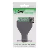 InLine 92504K Kabeladapter 3,5 mm 4-polige Klinkenbuchse TRRS / Klemmleiste 4 Klemmen Schwarz, Grün