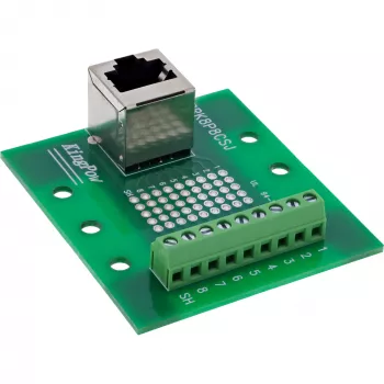 InLine 92505A Kabelverbinder RJ45 8P8C / Reihenklemme 9 Pole Grün