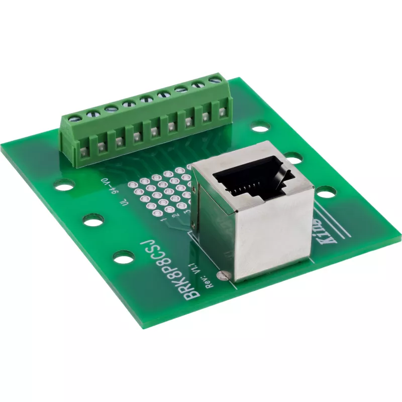 InLine 92505A Kabelverbinder RJ45 8P8C / Reihenklemme 9 Pole Grün