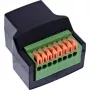 InLine 92505E Kabelverbinder RJ45 8P8C / Reihenklemme, 8-polig Schwarz