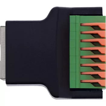 InLine 92505E Kabelverbinder RJ45 8P8C / Reihenklemme, 8-polig Schwarz