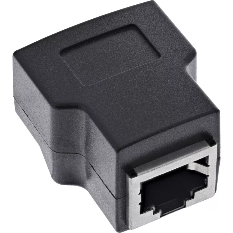 InLine 92505E Kabelverbinder RJ45 8P8C / Reihenklemme, 8-polig Schwarz