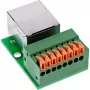 InLine 92505F Drahtverbinder RJ45 Cat.5e 8P8C / Klemmleiste, 8-polig Grün