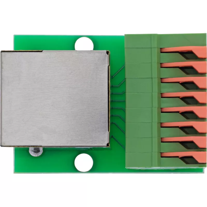 InLine 92505F Drahtverbinder RJ45 Cat.5e 8P8C / Klemmleiste, 8-polig Grün
