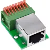 InLine 92505F Drahtverbinder RJ45 Cat.5e 8P8C / Klemmleiste, 8-polig Grün