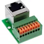InLine 92505G Drahtverbinder RJ45 Cat.5e 8P8C / Klemmblock, 8-polig Grün