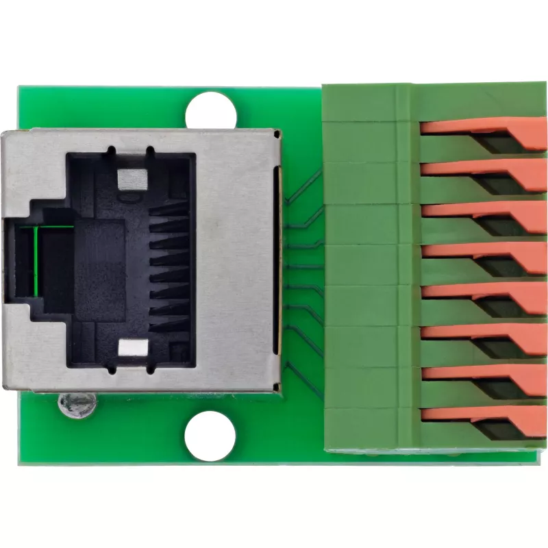 InLine 92505G Drahtverbinder RJ45 Cat.5e 8P8C / Klemmblock, 8-polig Grün