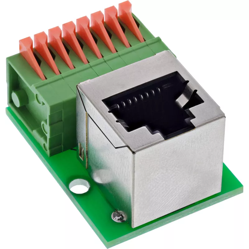 InLine 92505G Drahtverbinder RJ45 Cat.5e 8P8C / Klemmblock, 8-polig Grün