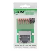 InLine 92505G Drahtverbinder RJ45 Cat.5e 8P8C / Klemmblock, 8-polig Grün