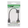 InLine 92505H Drahtverbinder RJ45 Cat.5e 8P8C / Klemmenblock, 8-polig Schwarz