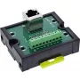 InLine 92505J Drahtverbinder RJ45 8P8C / Klemmleiste, 9-polig, Schwarz, Grün