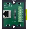 InLine 92505J Drahtverbinder RJ45 8P8C / Klemmleiste, 9-polig, Schwarz, Grün