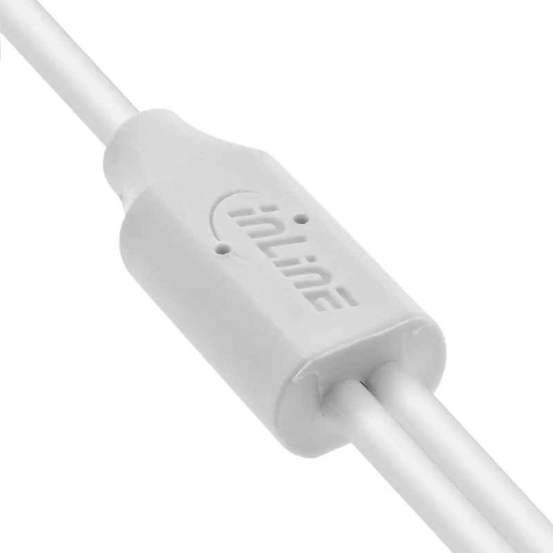 InLine 35122W USB-Kabel USB 2.0 2 m USB A 2 x USB C Weiß