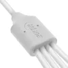 InLine 35146W USB-Kabel USB 2.0 0,5 m USB A 4 x USB-C Weiß