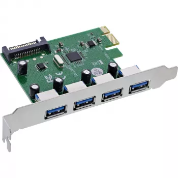 InLine 76666M Schnittstellenkarte/Adapter Intern USB 3.2 Gen 1 (3.1 Gen 1)
