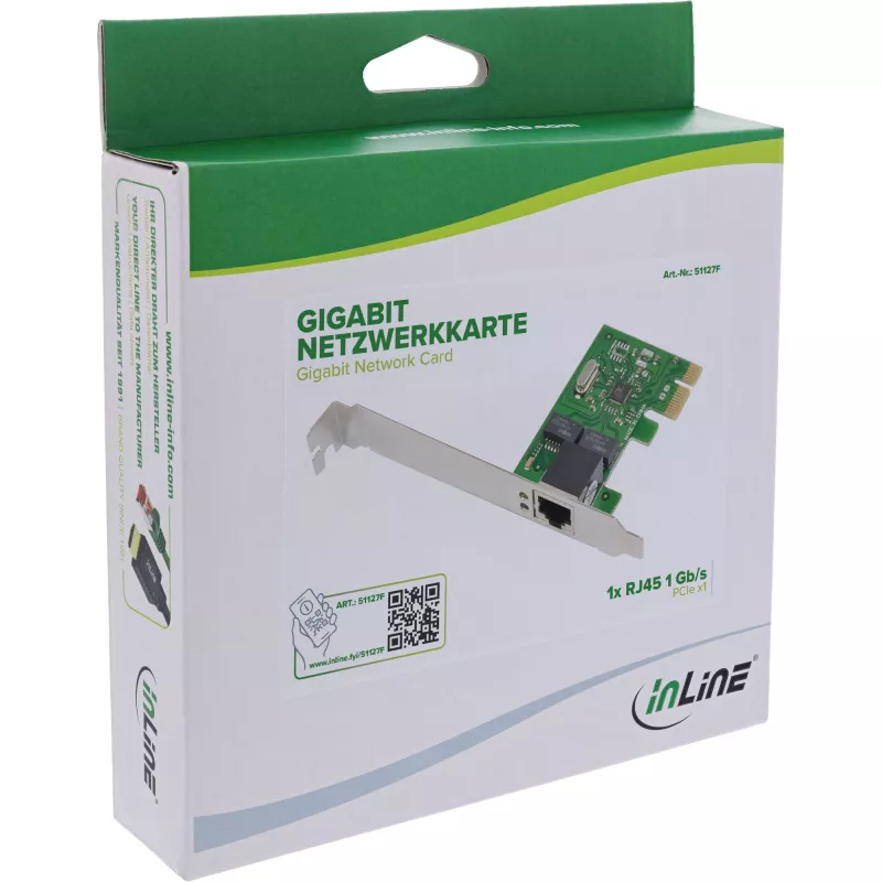 InLine 51127F Netzwerkkarte Intern Ethernet 1000 Mbit/s