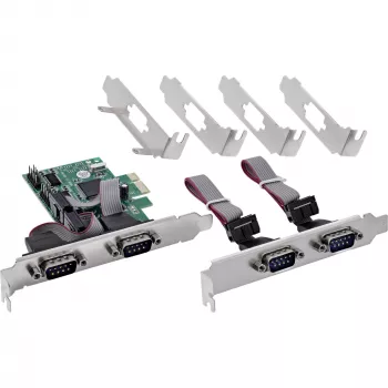 Schnittstellenadapter InLine 76619E — serielles/paralleles Konnektivitätszubehör