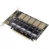 Schnittstellenadapter InLine 76619G — PCIe/SATA-Erweiterungskarte