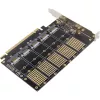Schnittstellenadapter InLine 76619G — PCIe/SATA-Erweiterungskarte