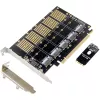 Schnittstellenadapter InLine 76619G — PCIe/SATA-Erweiterungskarte