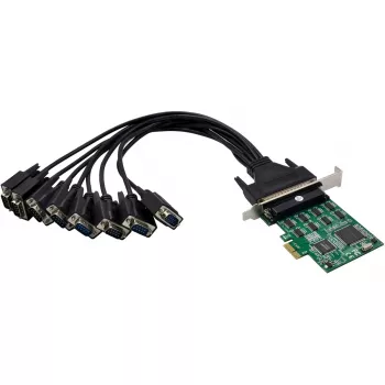 InLine 76660Z 8-Port RS-232 PCIe Serielle Karte