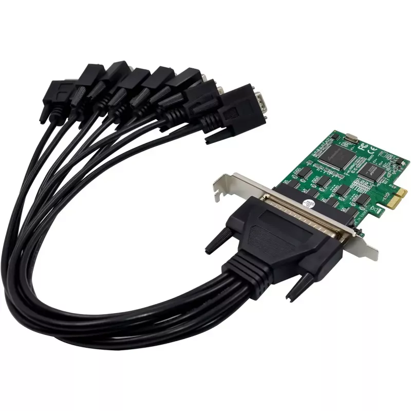 InLine 76660Z 8-Port RS-232 PCIe Serielle Karte