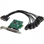 InLine 76660Z 8-Port RS-232 PCIe Serielle Karte