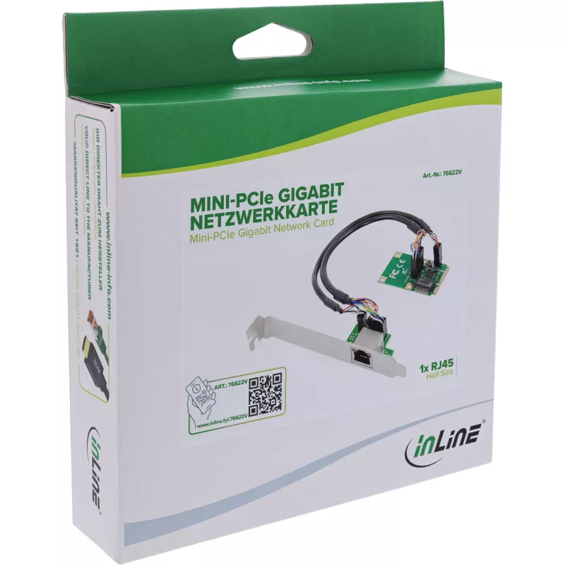 InLine 76622V Netzwerkkarte Intern Ethernet 1000 Mbit/s