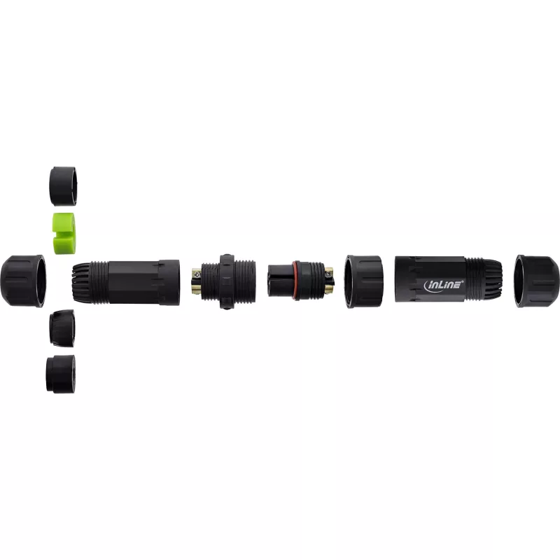Netzkabel-Adapter InLine 69927W von InLine — kompakter Netzadapter für europäische Steckdosen