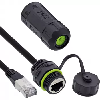 Kabel-Gender-Changer InLine 69927K — Adapter zum Umdrehen des Steckergeschlechts