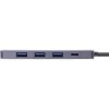 InLine 33271A Schnittstellen-Hub USB 3.2 Gen 1 (3.1 Gen 1) Typ-C 5000 Mbit/s Grau