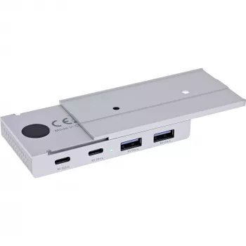 InLine 35395M Schnittstellen-Hub USB 3.2 Gen 2 (3.1 Gen 2) Type-C 10000 Mbit/s Silber