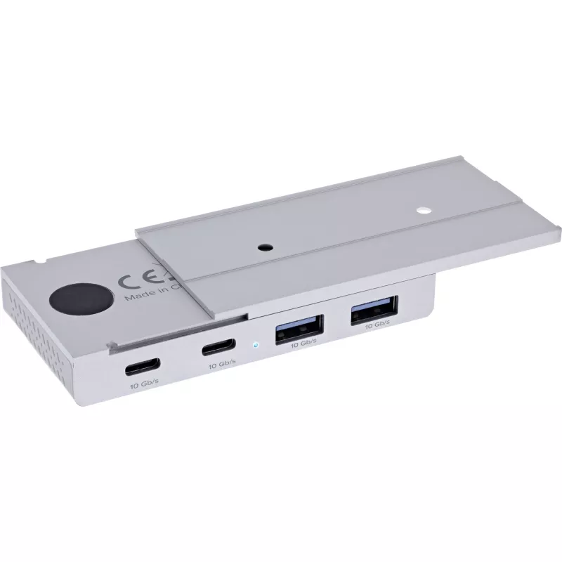 InLine 35395M Schnittstellen-Hub USB 3.2 Gen 2 (3.1 Gen 2) Type-C 10000 Mbit/s Silber