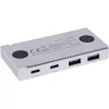 InLine 35395M Schnittstellen-Hub USB 3.2 Gen 2 (3.1 Gen 2) Type-C 10000 Mbit/s Silber