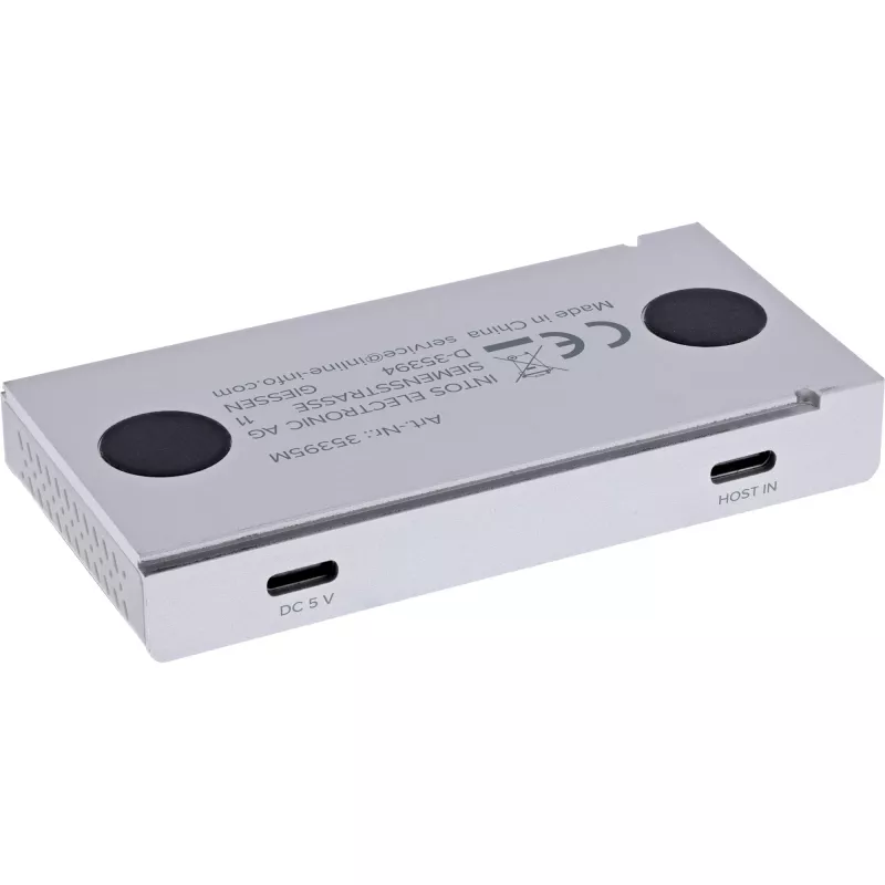 InLine 35395M Schnittstellen-Hub USB 3.2 Gen 2 (3.1 Gen 2) Type-C 10000 Mbit/s Silber