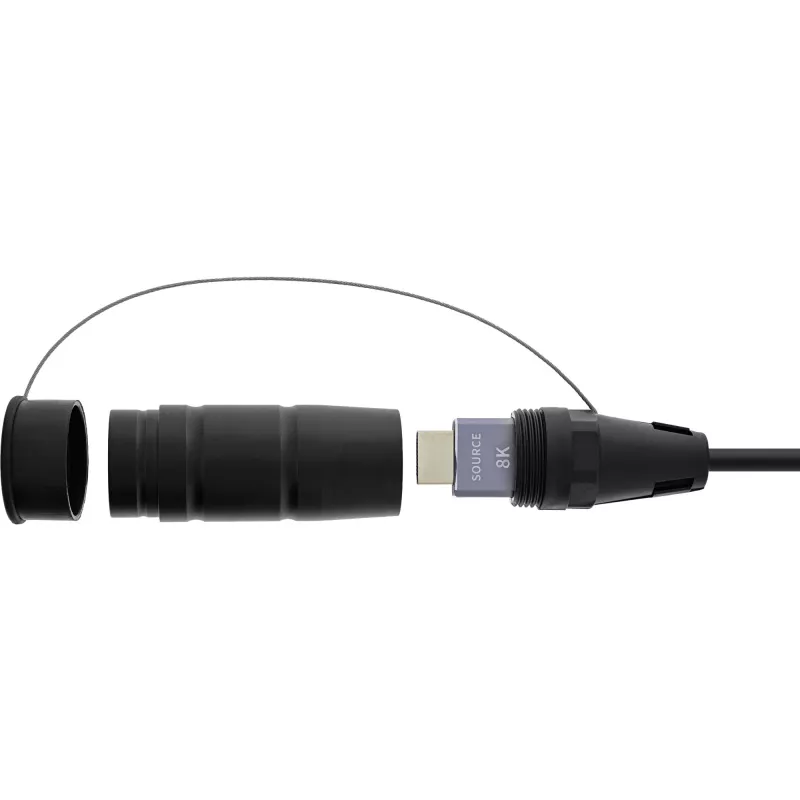 HDMI-Kabel InLine 17950T, 50 m, HDMI Typ A Stecker–Stecker, HDMI 2.1, 48 Gbit/s, schwarz