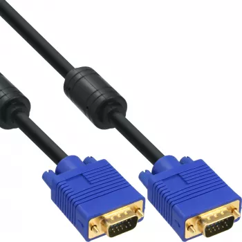 VGA-Kabel InLine 17715T — InLine VGA 17715T, Gewicht 199 g, Maße H15×B33 mm
