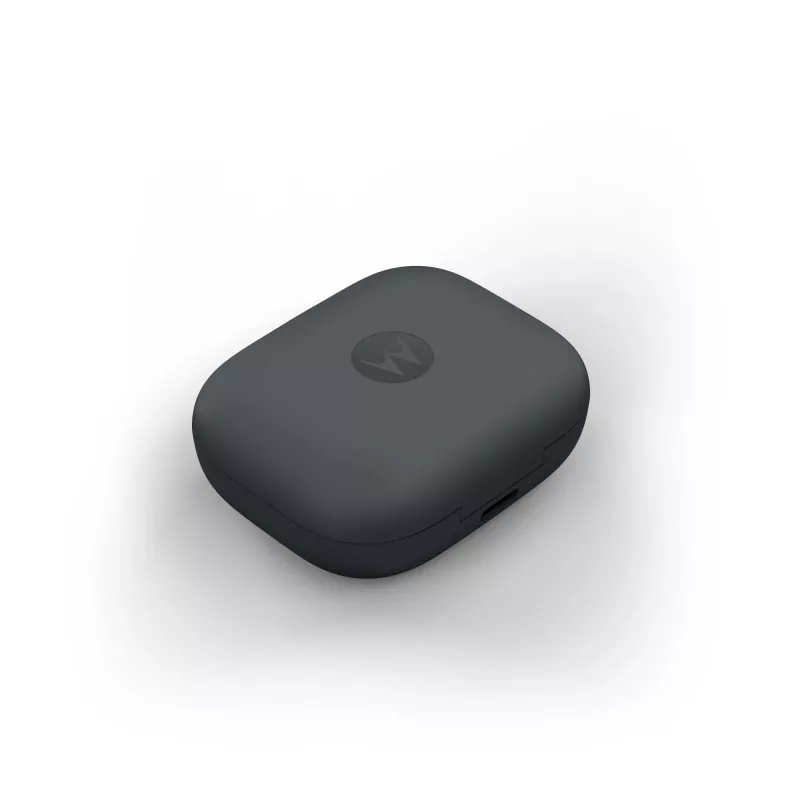 Headset MOTOROLA Moto Buds Bass TWS Bluetooth In-Ear für Anrufe und Musik, Schwarz, 51 g