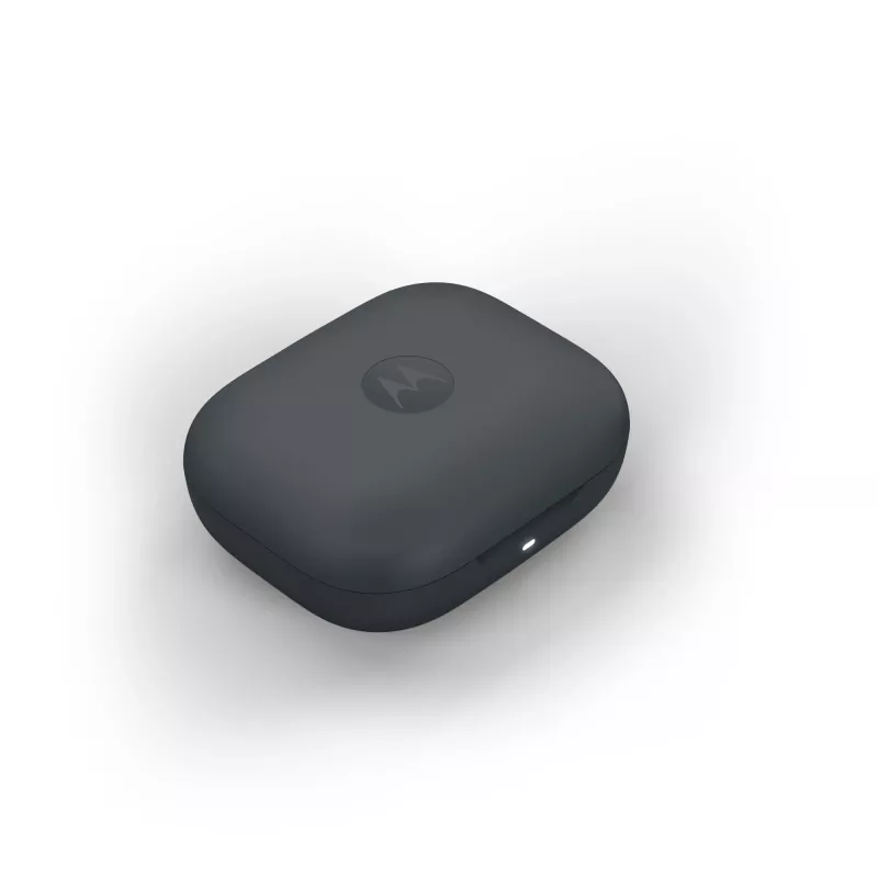 Headset MOTOROLA Moto Buds Bass TWS Bluetooth In-Ear für Anrufe und Musik, Schwarz, 51 g